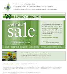 Free Spirit Media Back to Business Sales